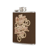 Ältere besser flachmann (Links)