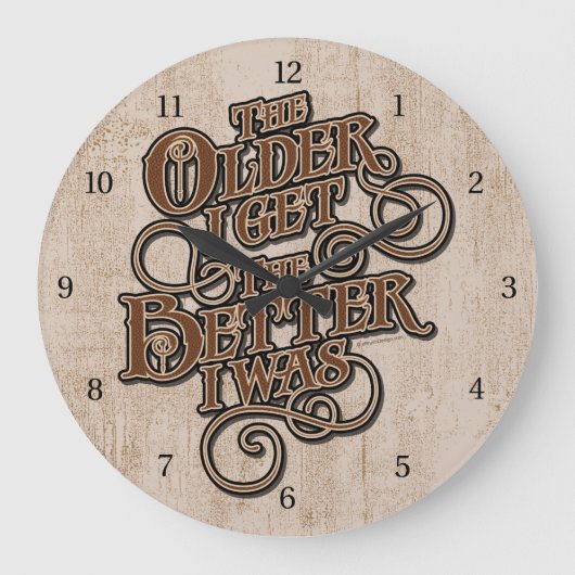 Ältere besser große wanduhr (Vorderseite)