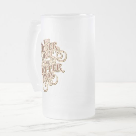 Ältere besser mattglas bierglas (Vorderseite Links)