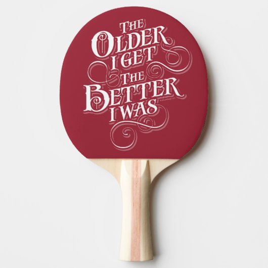 Ältere besser tischtennis schläger (Vorderseite)
