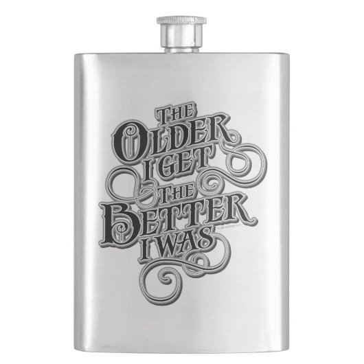 Ältere bessere Flasche Flachmann (Vorderseite)