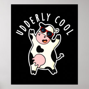 Ältere Coole Funny Cow Pub Dark BG Poster