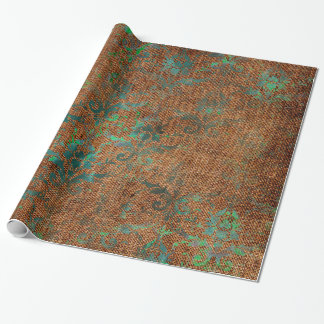 Ältere Damaskettextur Geschenkpapier