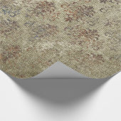Ältere Damaskettextur Geschenkpapier (Ecke)