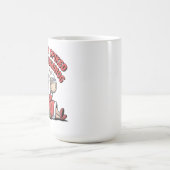 ÄLTERE DAME FÄLLT ÜBER WEIHNACHTEN  KAFFEETASSE (Mittel)