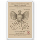 Ältere Dinge - Pabodie Expedition, Miskato Aufkleber (Vorderseite)