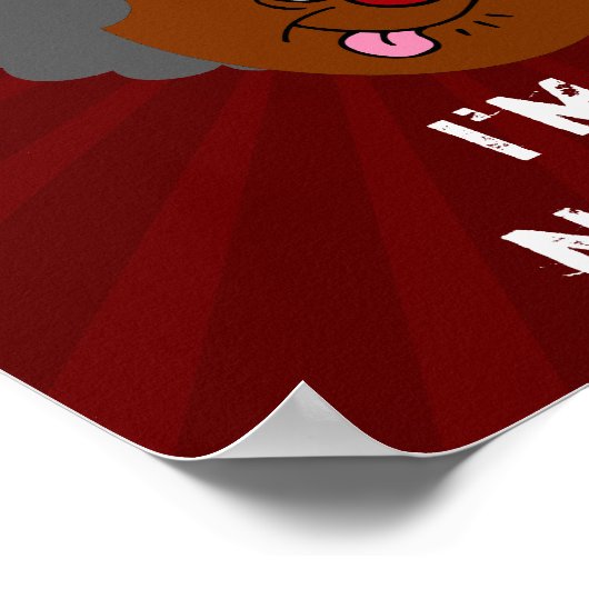 Ältere Erwachsene Ich bin alt nicht STUPID Senior  Poster (Ecke)