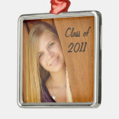 Ältere Fotoverzierung Ornament Aus Metall (Links)