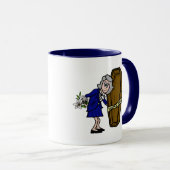 Ältere Frauen mit Coffin-Tasse Tasse (VorderseiteRechts)