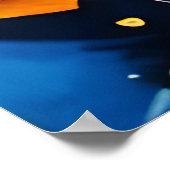 Ältere Frauen mit Schmetterlingen Poster (Ecke)