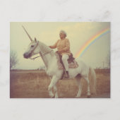 Ältere Frauen Reiten Postkarte (Vorderseite)