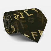 Ältere Futhark gewundene Kunst Krawatte (Gerollt)