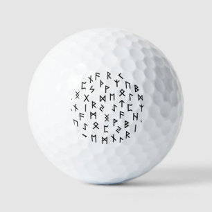 Ältere Futhark-Runen Golfball