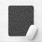 Ältere Futhark-Runen Mousepad (Mit Mouse)
