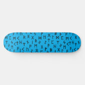 Ältere Futhark-Runen Skateboard (Horizontal)