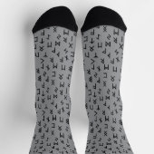 Ältere Futhark-Runen Socken (Oben)