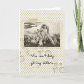 Ältere Geburt Karte (Vorderseite)