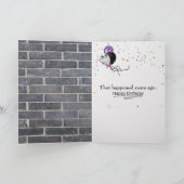 Ältere Geburtstage Golden Retriever Karte (Innenseite)