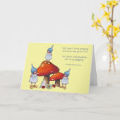 Ältere Geburtstage wachsen, Fantasiekunst: Niedlic Karte (Gelbe Blume)