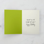 Ältere Geburtstagsfeigen Spaß Karte (Innenseite)