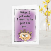 Ältere Geburtstagskarte erhalten Karte (Gelbe Blume)