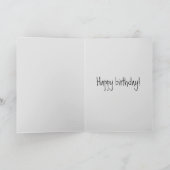 Ältere Geburtstagskarte Karte (Innenseite)