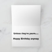 Ältere Geburtstagskarte wachsen Karte (Innenseite)