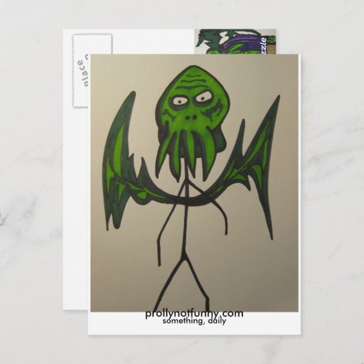 Ältere Gottheit Postkarte (Vorne/Hinten)