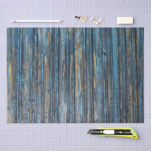 Ältere Holzplatte Seidenpapier (Handwerk)