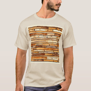 Ältere Holzstruktur T-Shirt