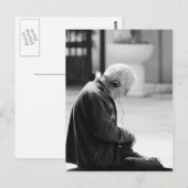Ältere hören Musik Postkarte (Vorne/Hinten)