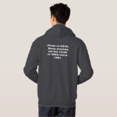 Ältere Klasse von 2010 Hoodie (Schwarz voll)