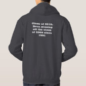 Ältere Klasse von 2010 Hoodie (Rückseite)