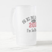 Ältere Klasse von 2012 Mattglas Bierglas (Vorderseite Links)