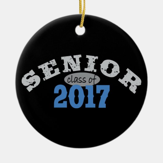 Ältere Klasse von Blau 2017 Keramik Ornament (Vorne)