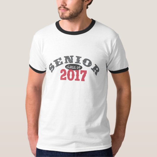 Ältere Klasse von Rot 2017 T-Shirt (Vorderseite)