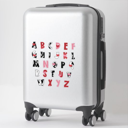 Ältere Liebe [Großbuchstabe] Aufkleber (Koffer)