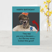 Ältere Männer Geburtstagskarte Karte (Gelbe Blume)