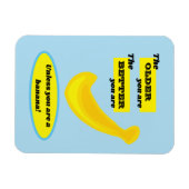 Ältere Menschen, besser sind sie, außer Bananen Magnet (Horizontal)
