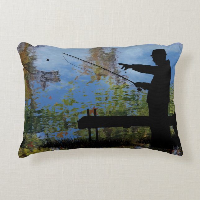 Ältere Menschen, die im Ruhestand leben Dekokissen (Vorderseite)