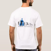 Ältere Mitte-T - Shirtfront u. -rückseite T-Shirt (Rückseite)