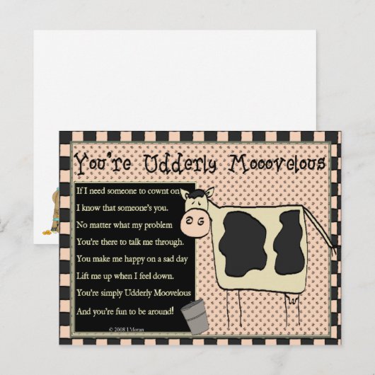 Ältere moovelous postkarte (Vorne/Hinten)