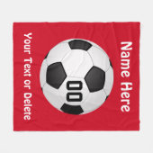Ältere Nachtgeschenke für Fußball, Wurfs-Decke Fleecedecke (Vorderseite (Horizontal))