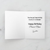 Ältere oder klassische Menschen werden? personalis Karte (Innenseite)