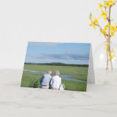 Ältere Paar-Gruß-Karte Karte (Gelbe Blume)