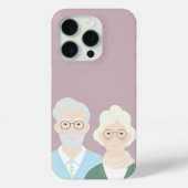Ältere Paare iPhone Case (Rückseite)