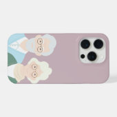 Ältere Paare iPhone Case Hülle (Rückseite (Horizontal))