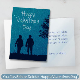 Ältere Paare Jubiläumsfeier Valentine All Purpose Karte