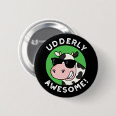 Ältere Phantastische Funny Cow Pub Dark BG Button (Vorne & Hinten)