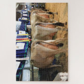 Ältere, schöne Kühe Puzzle (Vertikal)